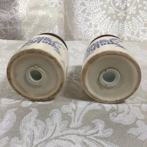 Vintage Crock “Home Sweet Home” Salt and Pepper Shaker Pair - Picture 7 of 7
